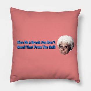 Give Me a Break You Can't Smell That From the Hall Pillow