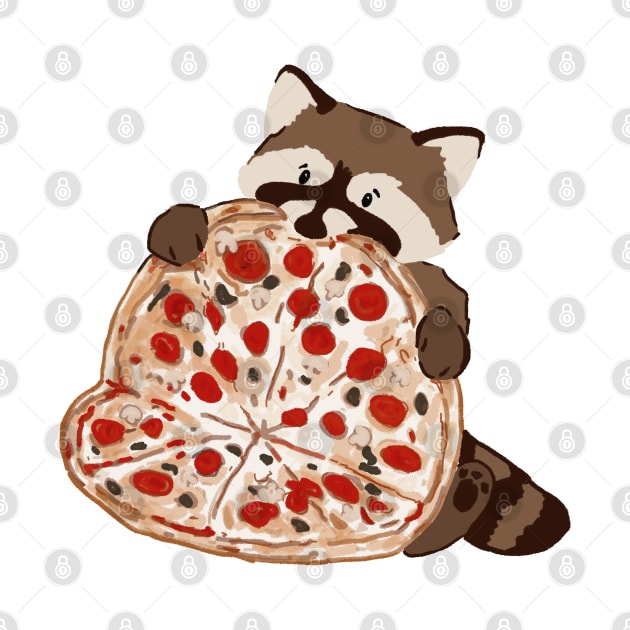 RACCOON PIZA by mohamed705