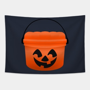 McPunkn Halloween Bucket Tapestry