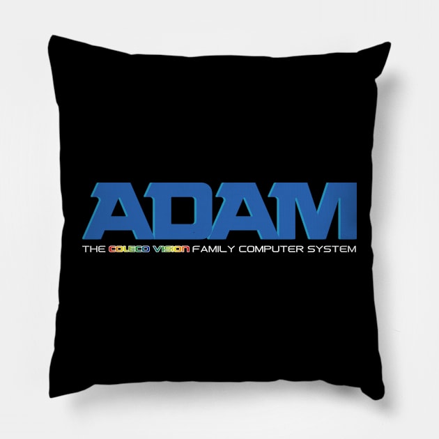ADAM Computer System Pillow by Tee Arcade