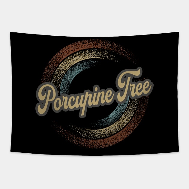 Porcupine Tree Circular Fade Tapestry by anotherquicksand