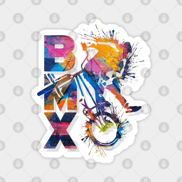 BMX Apparel - Cool Bmx Bike Magnet by BabyYodaSticker