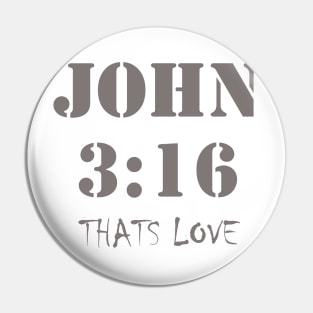 John 316 Pin