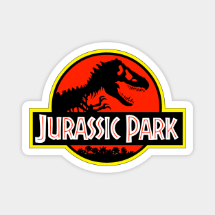 Jurassic Park Retro Magnet