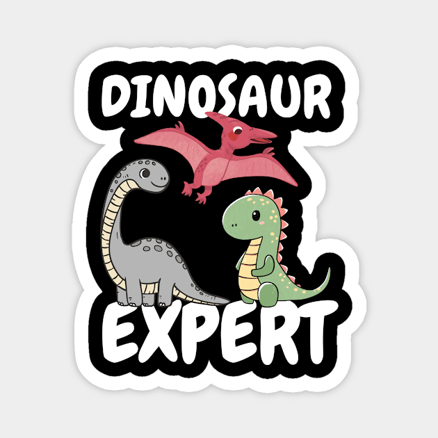 Dinosaur Lover Expert Magnet by The WYLD Tribe