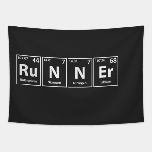 Runner (Ru-N-N-Er) Periodic Elements Spelling Tapestry