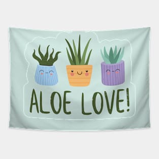 Aloe Love! Succulent Plant Tapestry