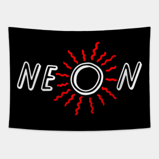 Neon Literary Logo tee Tapestry