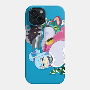 Aqua Frogs Phone Case