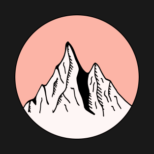 Mountains Sketch V11 T-Shirt