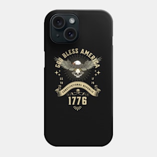 God Bless America Eagle 1776 Phone Case