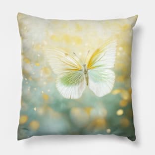 Butterfly Flower Nature Serene Tranquil Pillow