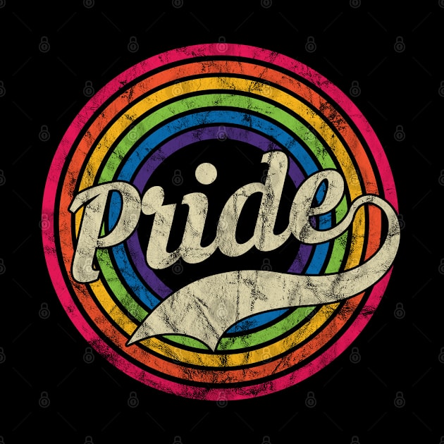 Pride - Retro Rainbow Faded-Style by MaydenArt