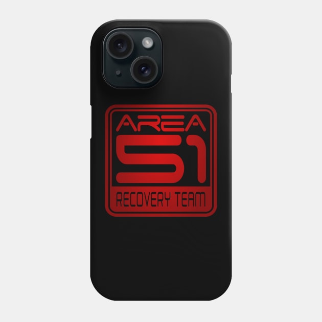 Area 51 Recovery Team Phone Case by DrPeper