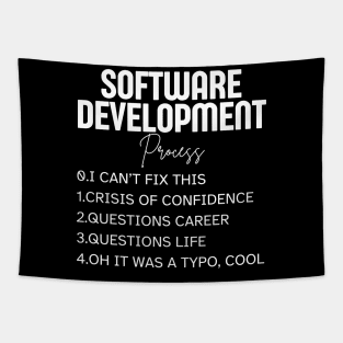 Software Development Process Celebrate the Journey from Coding to Development Graduation Tapestry