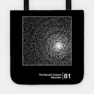 The Durutti Column / Minimal Graphic Design Tribute Tote