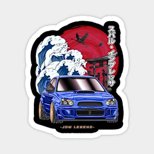 JDM Subie Impreza WRX STi Blobeye Magnet