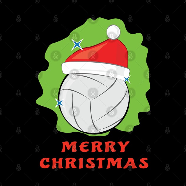 Merry Volleyball Christmas - Funny by DesignWood-Sport