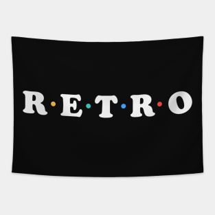 Retro style typography vintage concept Tapestry