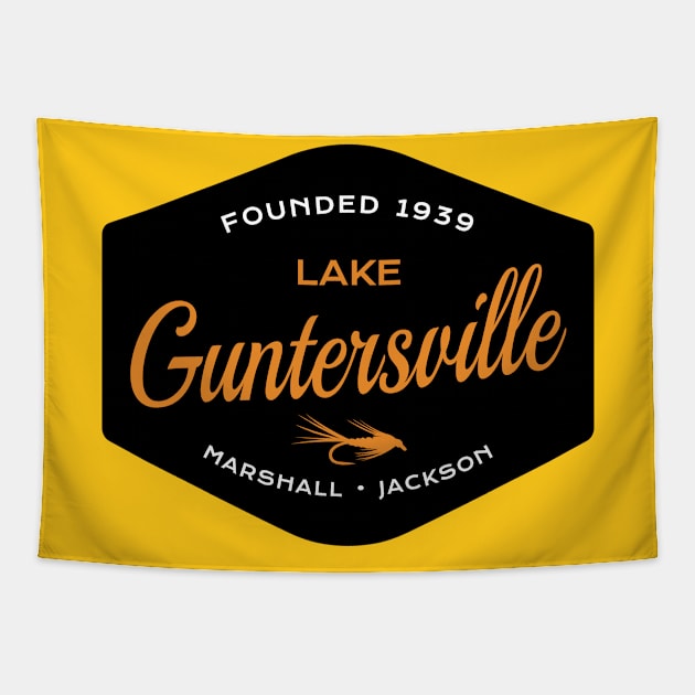 Guntersville 1939 Tapestry by Alabama Lake Life