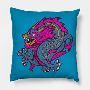 Trippy Dragon Pillow