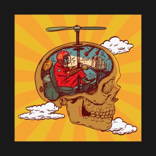 Skull Pilot Rays T-Shirt