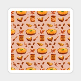 Autumn Pumpkin Pie Magnet