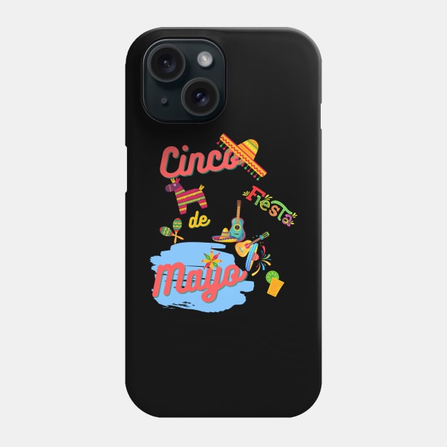 Cinco de mayo Fiesta 2023 Phone Case by TibA