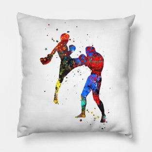 Man muay thai boxing Pillow