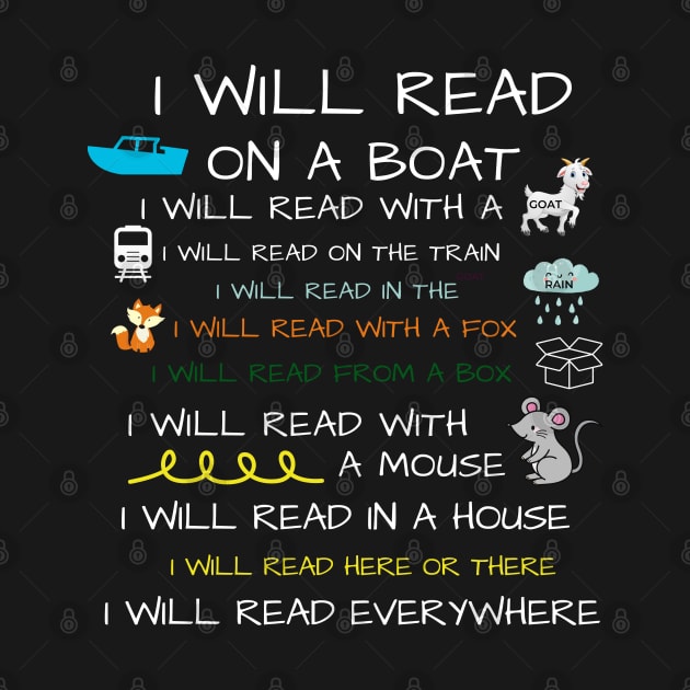 I Will Read Books Bookish Bookworm Readers Funny reading Book Lovers by Emouran
