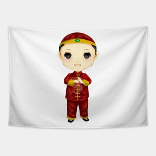 Chinese boy Tapestry