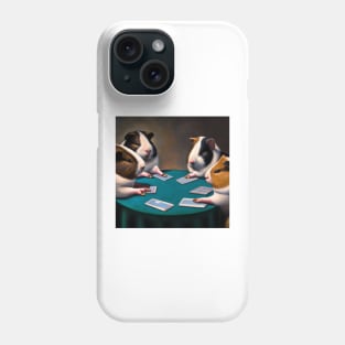 Four guinea pigs in a poker game Phone Case