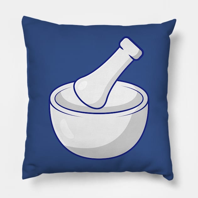 Pestle and Mortar Pillow by KH Studio