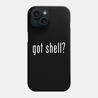 got shell? 90s throwback inspired simple & elegant graphic Phone Case