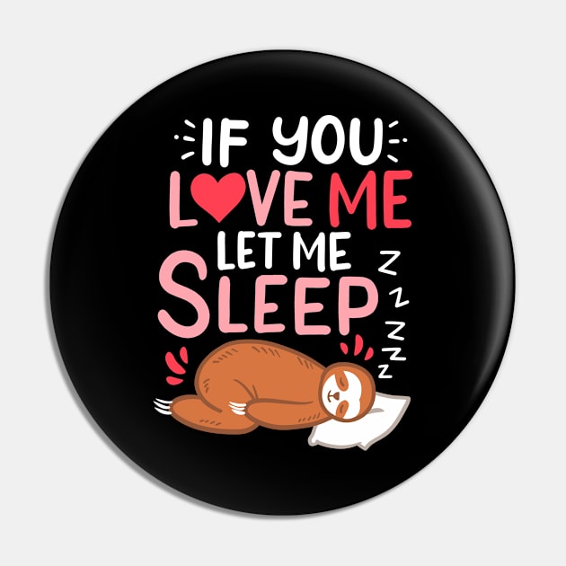 Sloth Sleepy Sloth Sleeping Pin by CreativeGiftShop