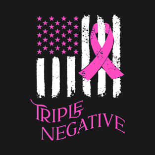 Triple negative breast cancer warrior women fighters T-Shirt