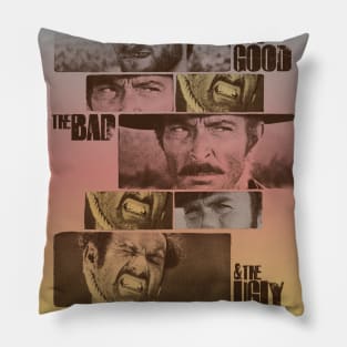 The Good, the Bad and the Ugly Pillow