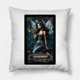 Judgement Card from The Mermaid Tarot Deck Pillow