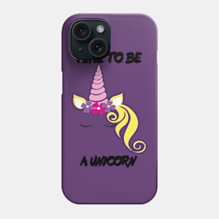 Unicorn Dreams: Ride the Rainbow Phone Case