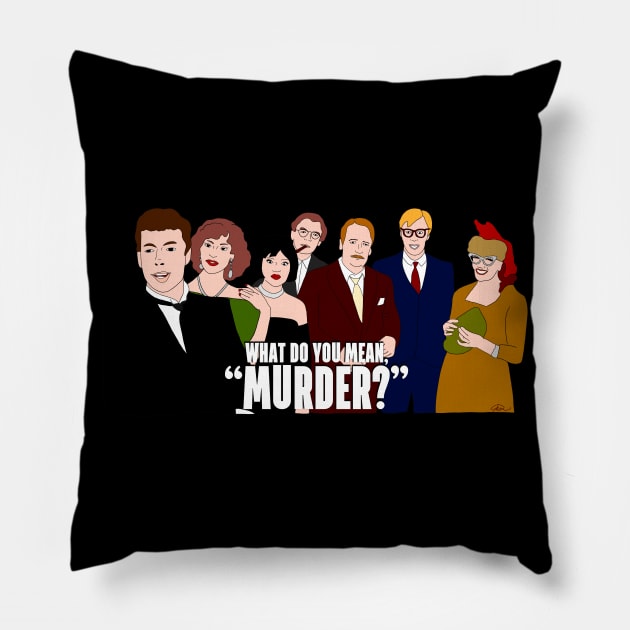 Clue Murder Pillow by thecompassrose