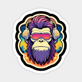 Ape Monkey Illustration Magnet