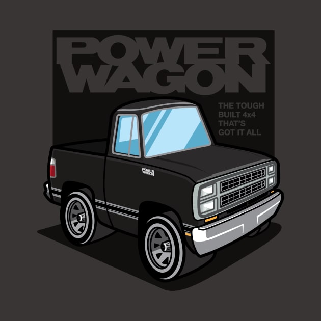 Black - Power Wagon (1980) by jepegdesign