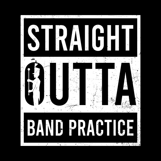 Marching Band Uniform Shirt | Straight Outta Band Practice by Gawkclothing