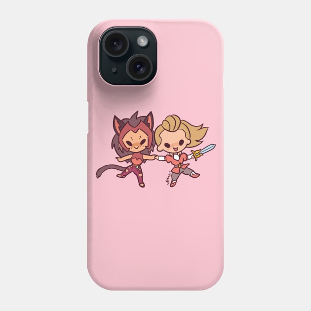 Catradora Phone Case by Yamino