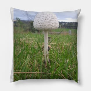 Mushroom on a Hill Pillow