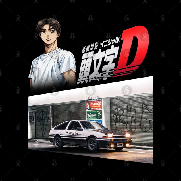 takumi initial d - street night picture by BEBAS BERSUARA