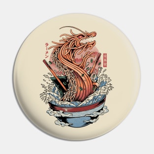 Ramen Dragon - Cream Pin