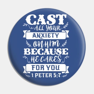 1 Peter 5:7 Pin