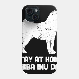 Shiba Inu - Funny Stay At Home Dog Dad Phone Case