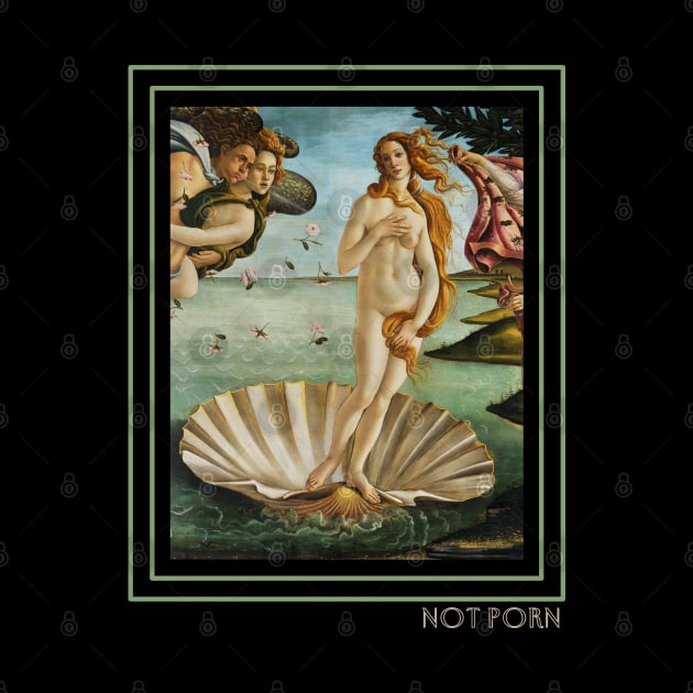 Botticelli's Birth of Venus is NOT PORN by TJWDraws